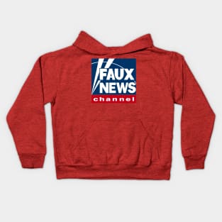 Fox News is Faux News Kids Hoodie